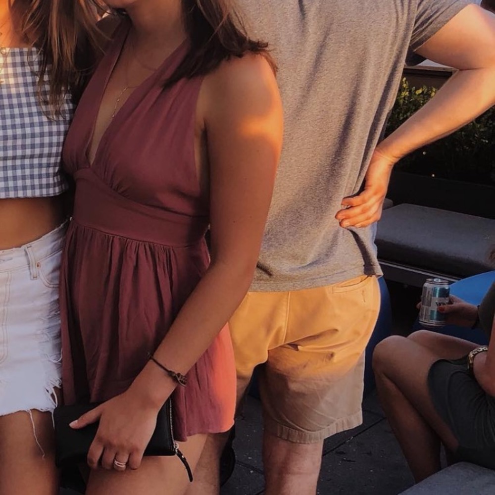 Dusty blush colored romper - Picture 1 of 1